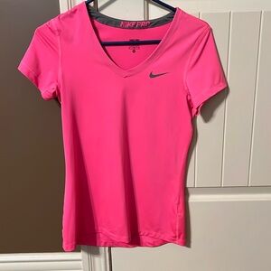 Nike Pro Women’s shirt dri-fit material